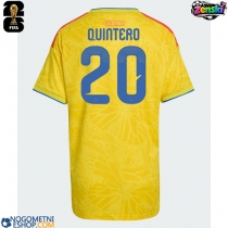 Ženski Nogometni dresi Kolumbija Juan Fernando Quintero #20 Domači SP 2026 Kratek Rokav